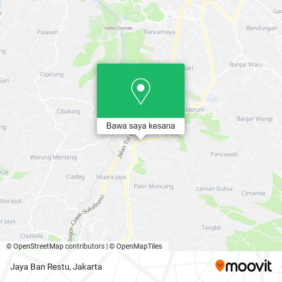 Peta Jaya Ban Restu