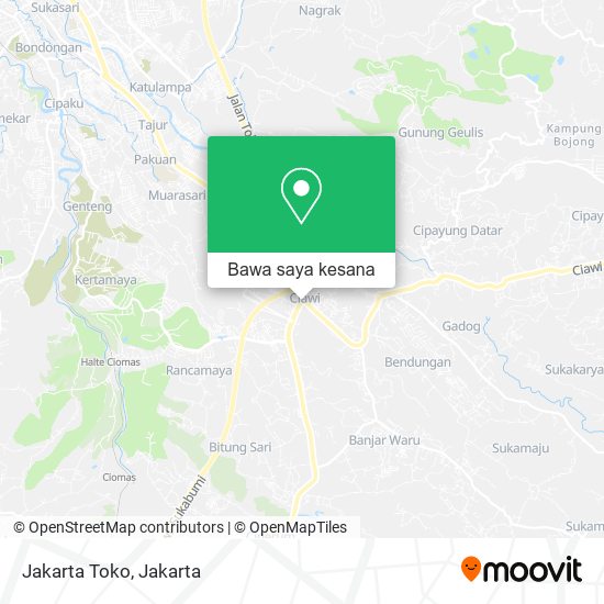 Peta Jakarta Toko