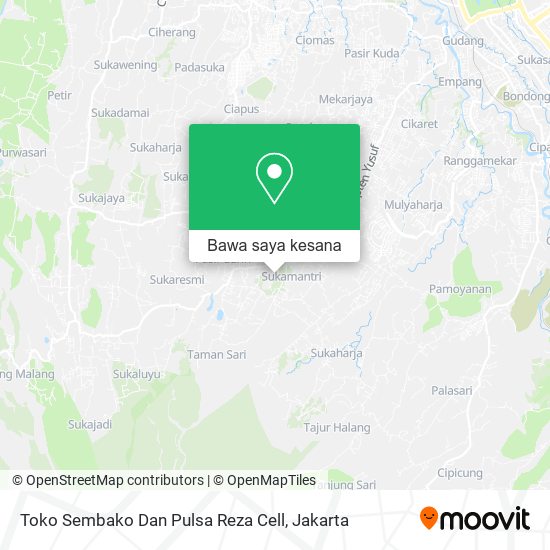 Peta Toko Sembako Dan Pulsa Reza Cell