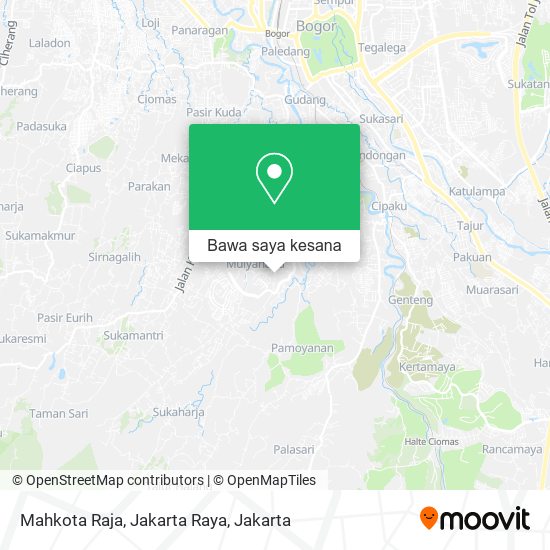 Peta Mahkota Raja, Jakarta Raya