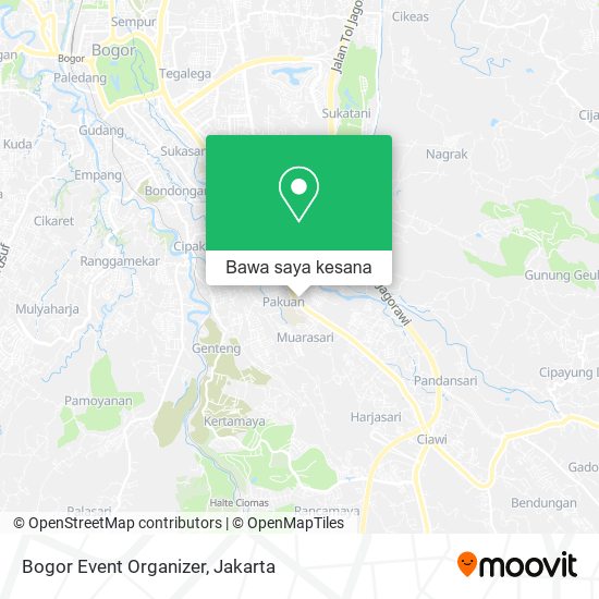 Peta Bogor Event Organizer