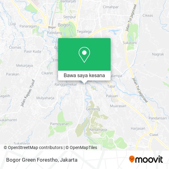 Peta Bogor Green Forestho