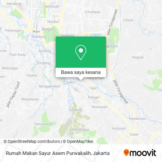 Peta Rumah Makan Sayur Asem Purwakalih