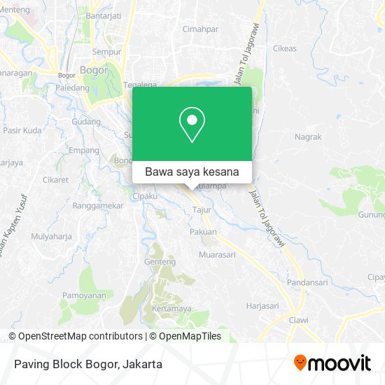 Peta Paving Block Bogor