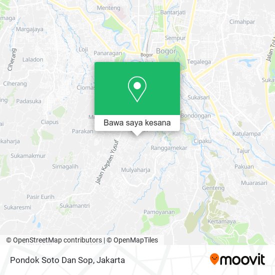 Peta Pondok Soto Dan Sop