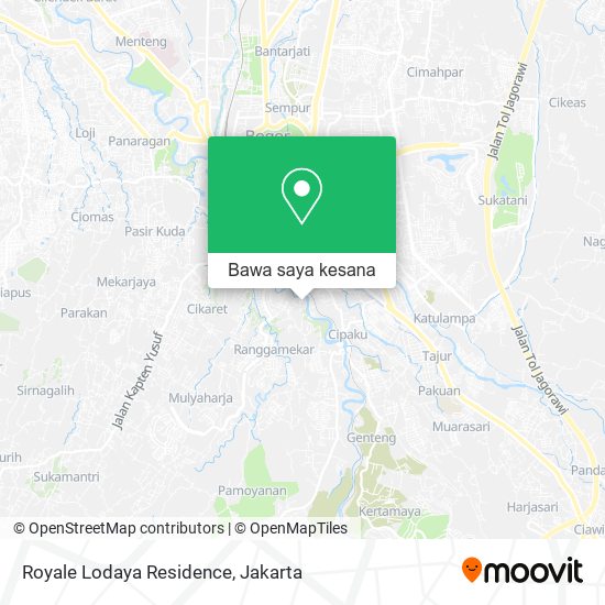 Peta Royale Lodaya Residence
