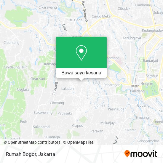 Peta Rumah Bogor