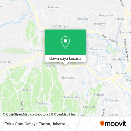 Peta Toko Obat Cahaya Farma