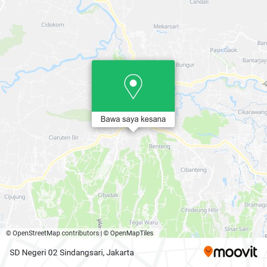 Peta SD Negeri 02 Sindangsari