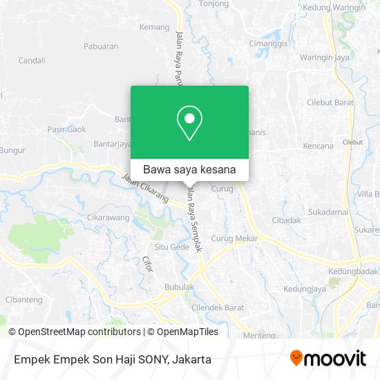 Peta Empek Empek Son Haji SONY