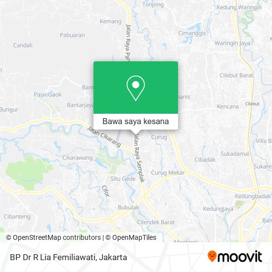 Peta BP Dr R Lia Femiliawati