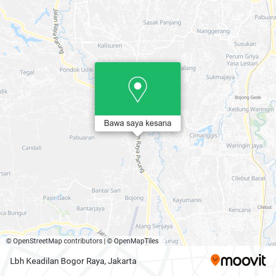 Peta Lbh Keadilan Bogor Raya