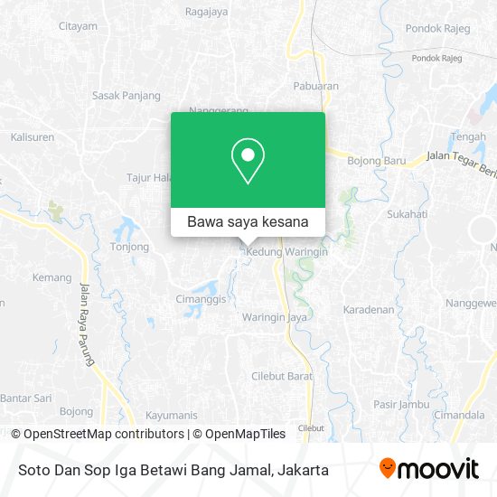 Peta Soto Dan Sop Iga Betawi Bang Jamal