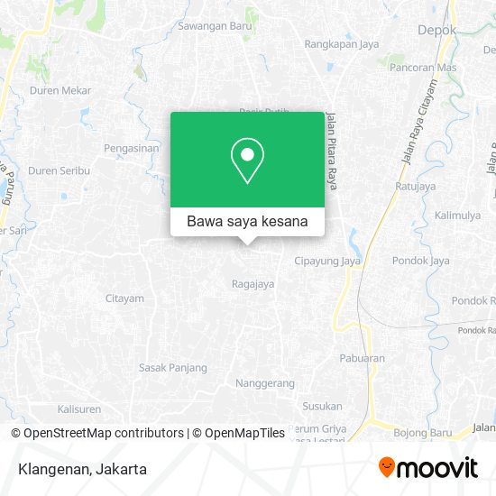 Peta Klangenan