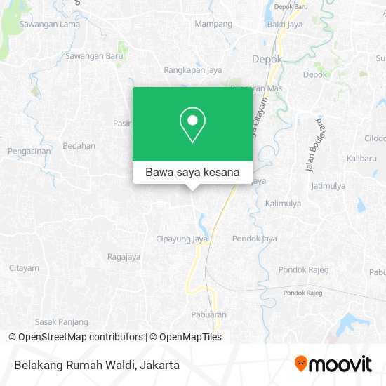 Peta Belakang Rumah Waldi