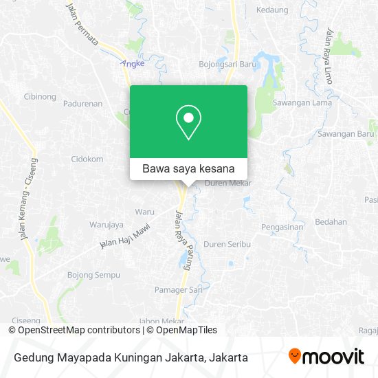 Peta Gedung Mayapada Kuningan Jakarta