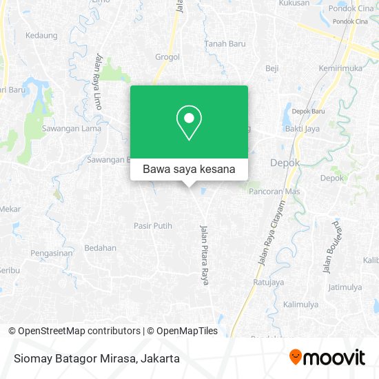 Peta Siomay Batagor Mirasa