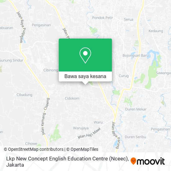 Peta Lkp New Concept English Education Centre (Nceec)