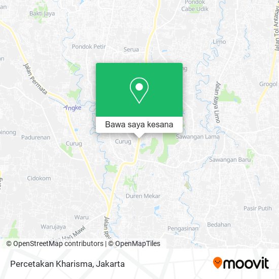 Peta Percetakan Kharisma