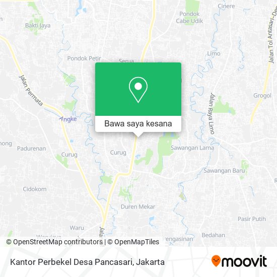 Peta Kantor Perbekel Desa Pancasari