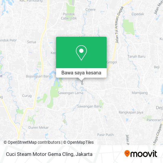 Peta Cuci Steam Motor Gema Cling