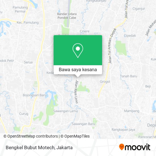 Peta Bengkel Bubut Motech