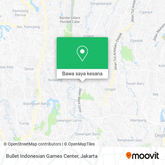 Peta Bullet Indonesian Games Center