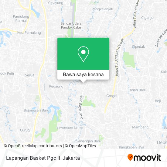 Peta Lapangan Basket Pgc II