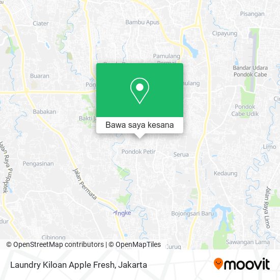 Peta Laundry Kiloan Apple Fresh