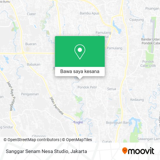 Peta Sanggar Senam Nesa Studio