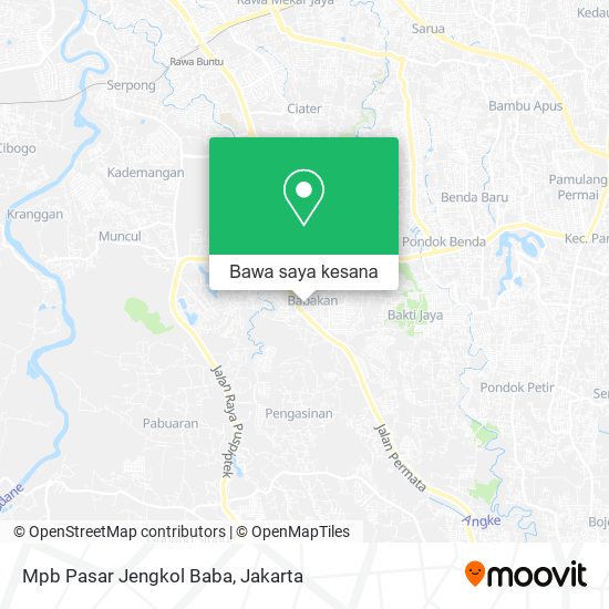 Peta Mpb Pasar Jengkol Baba