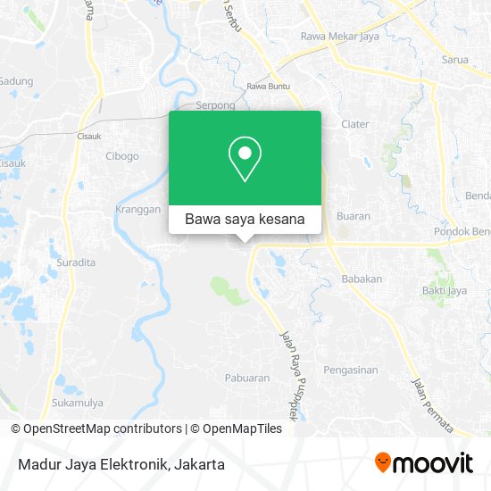 Peta Madur Jaya Elektronik