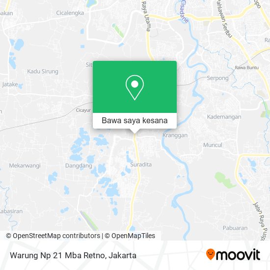 Peta Warung Np 21 Mba Retno