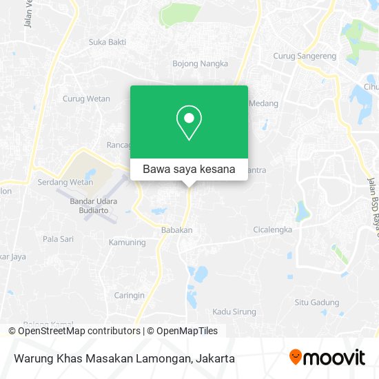 Peta Warung Khas Masakan Lamongan