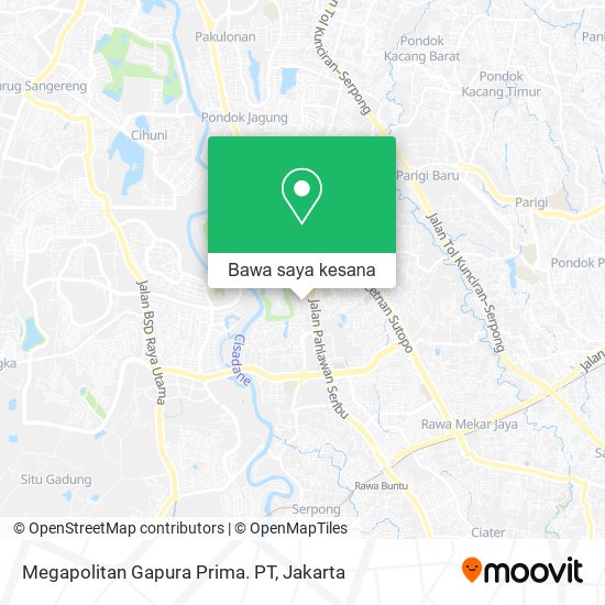 Peta Megapolitan Gapura Prima. PT