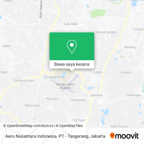 Peta Aero Nusantara Indonesia. PT - Tangerang