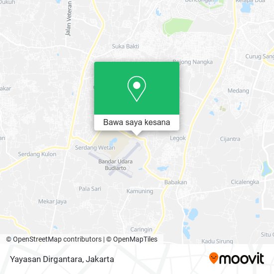 Peta Yayasan Dirgantara