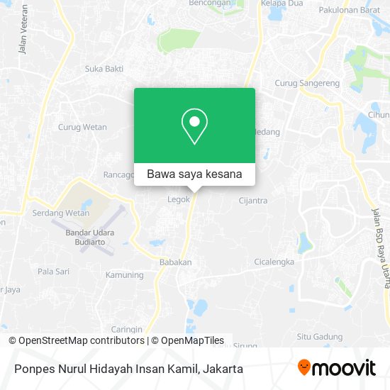 Peta Ponpes Nurul Hidayah Insan Kamil