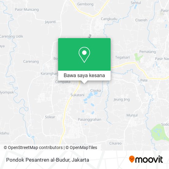 Peta Pondok Pesantren al-Budur