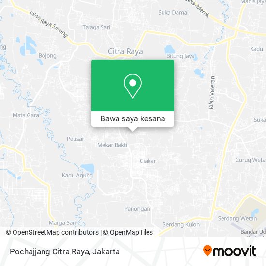 Peta Pochajjang Citra Raya