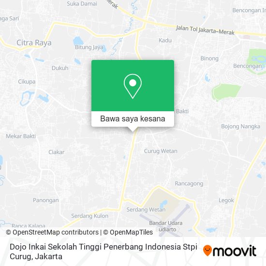 Peta Dojo Inkai Sekolah Tinggi Penerbang Indonesia Stpi Curug