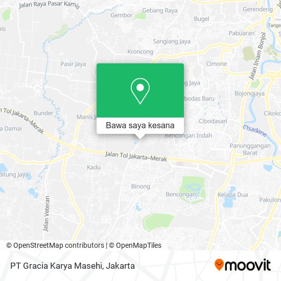 Peta PT Gracia Karya Masehi
