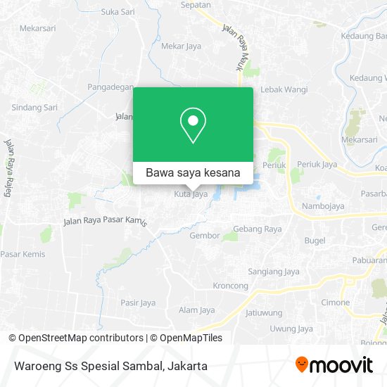 Peta Waroeng Ss Spesial Sambal