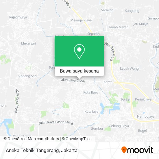 Peta Aneka Teknik Tangerang