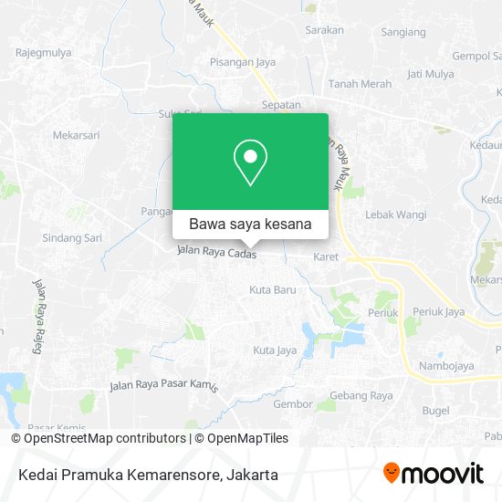 Peta Kedai Pramuka Kemarensore