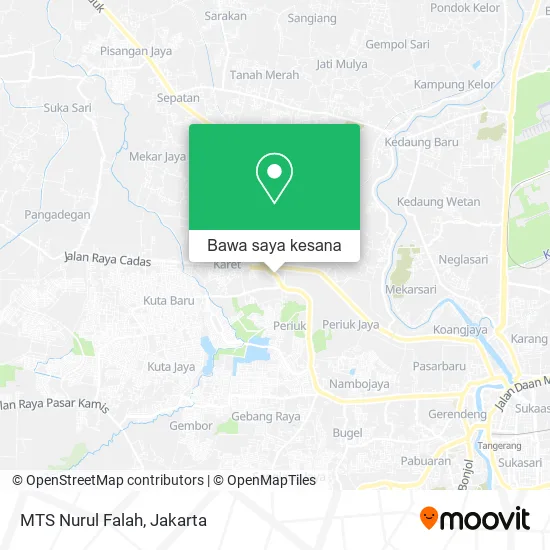 Peta MTS Nurul Falah