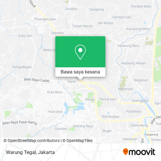 Peta Warung Tegal