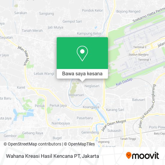 Peta Wahana Kreasi Hasil Kencana PT