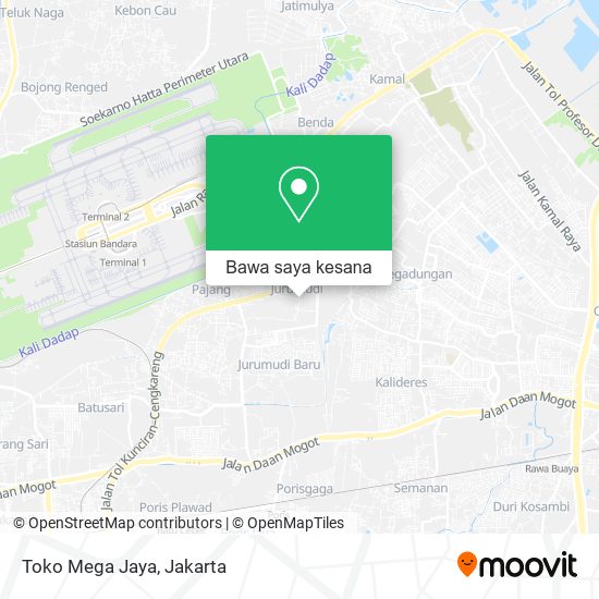 Peta Toko Mega Jaya