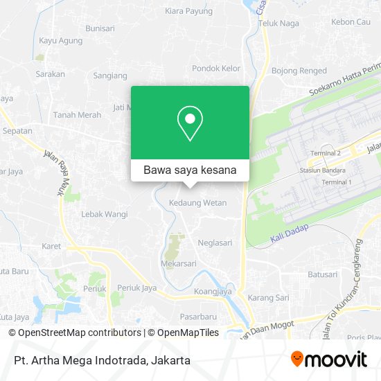 Peta Pt. Artha Mega Indotrada